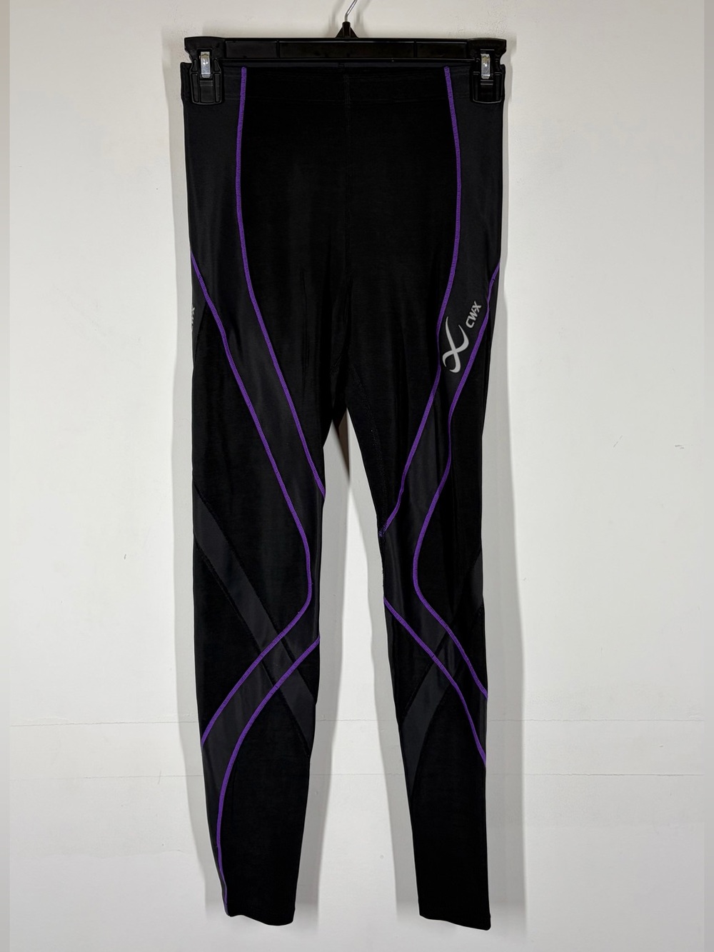 CW-X Black & Purple Tight / Legging Size Small Women’s